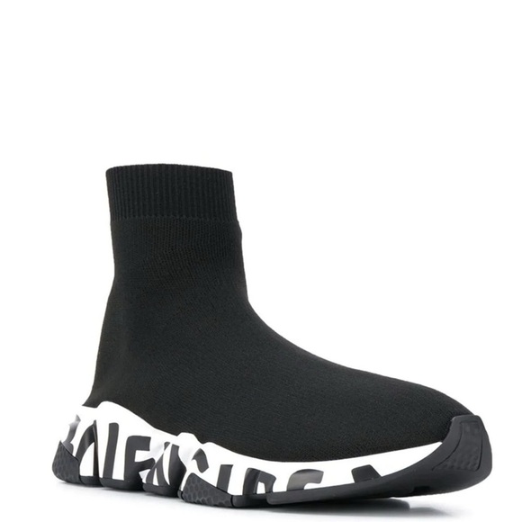 NWOT Balenciaga Speed Graffiti Sneakers size 8 - Picture 3 of 8
